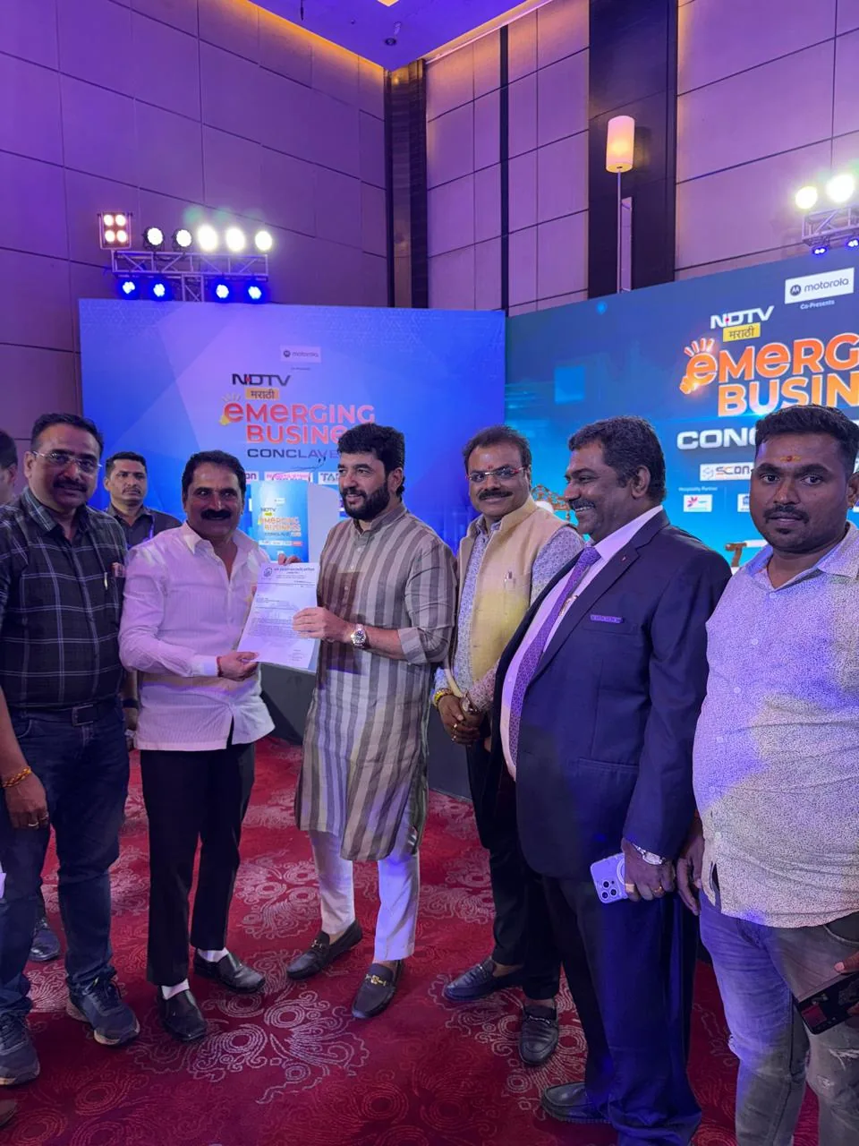 Dr. Shivanand Hulyalkar at a sporting and business conclave