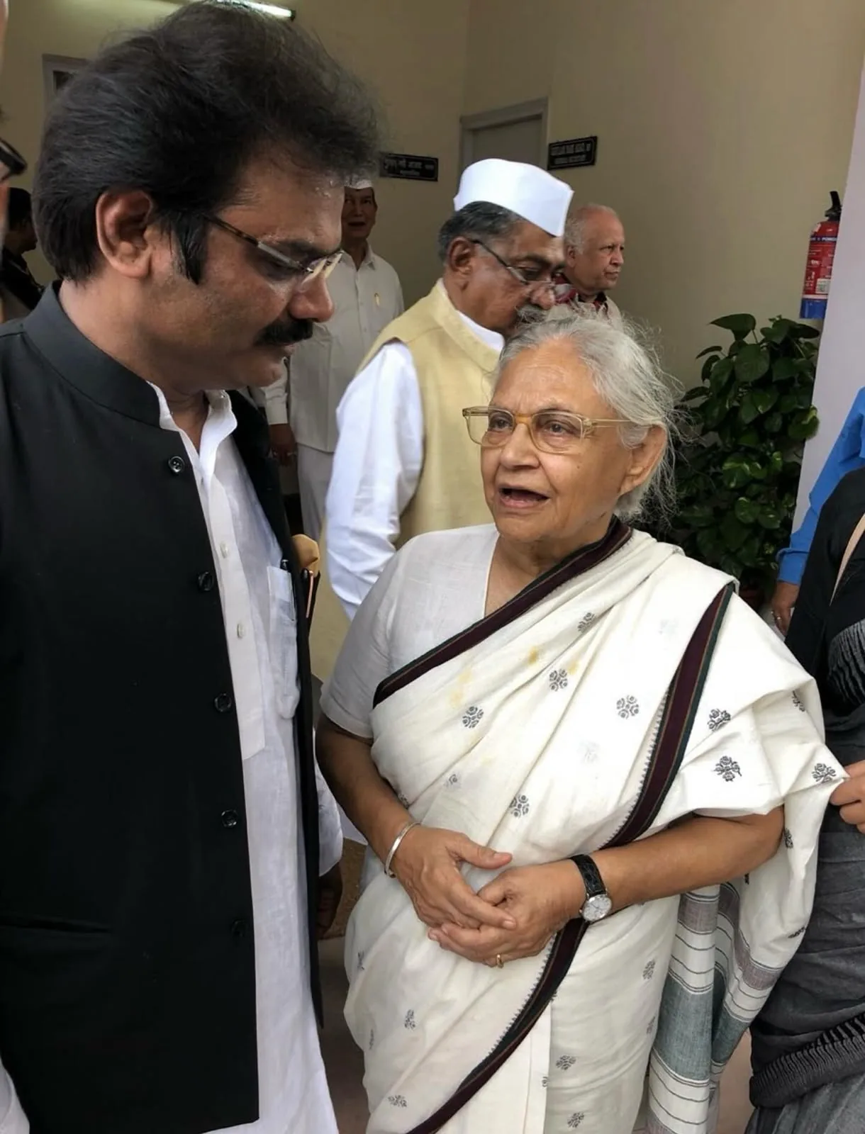 Dr. Shivanand Hulyalkar with Smt. Sheila Dikshit
